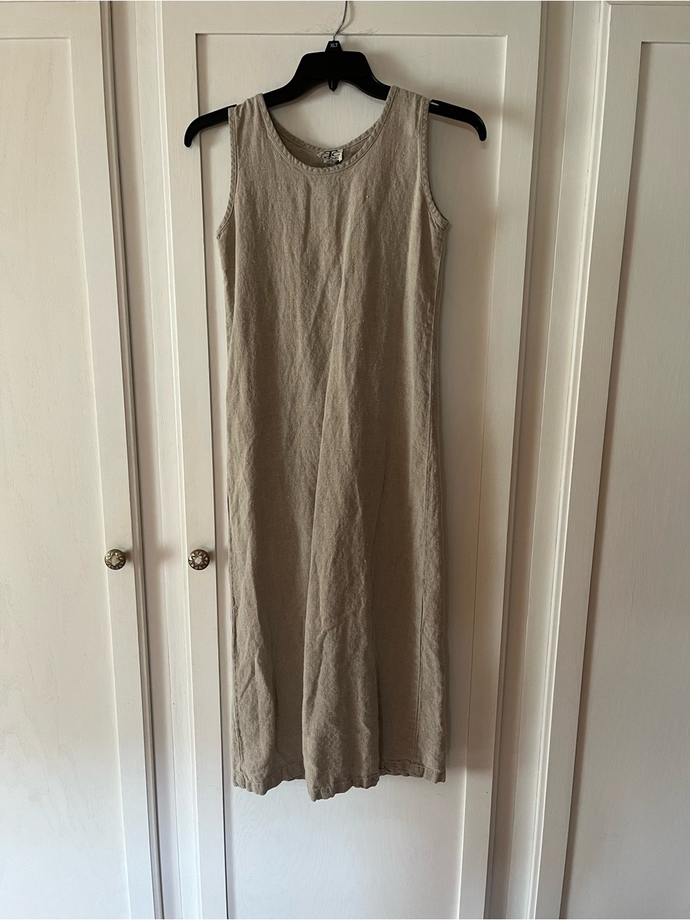 VTG CTC Linens Sleeveless Linen Maxi Dress